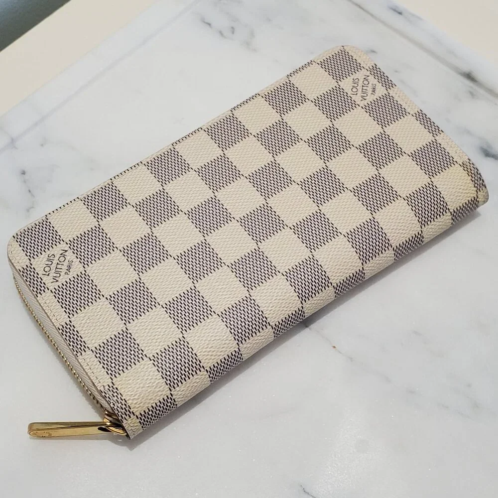 LV Damier Azur Zippy Wallet Louis Vuitton Authentic - Picture 7 of 16